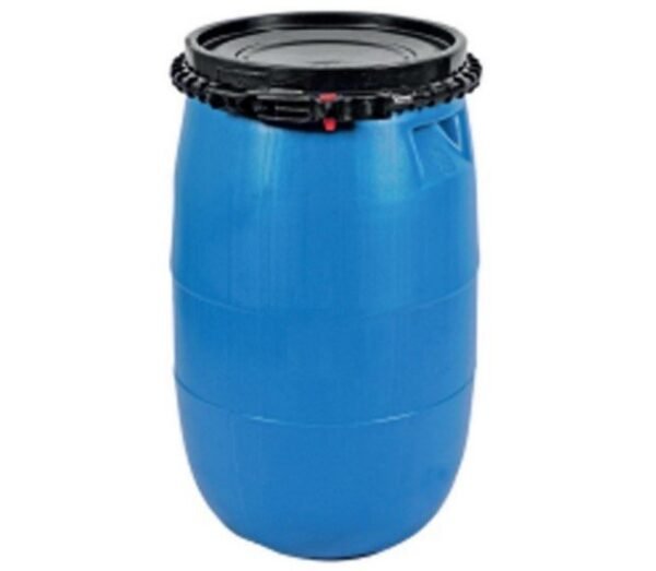 BIDON REDONDO 70 LT CON TAPA Y SUNCHO